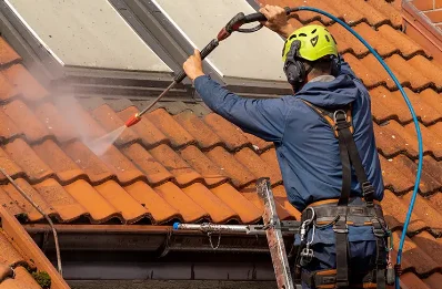 Démoussage et hydrofuge de toiture à Cernusson